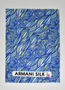 Bahan print kain armani silk
