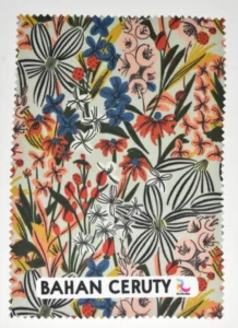 Bahan print kain ceruty