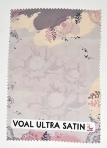 Bahan print kain voal ultra satin